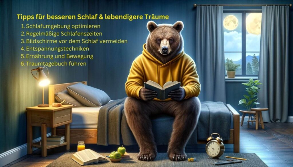 Tipps für besseren Schlaf und lebendigere Träume