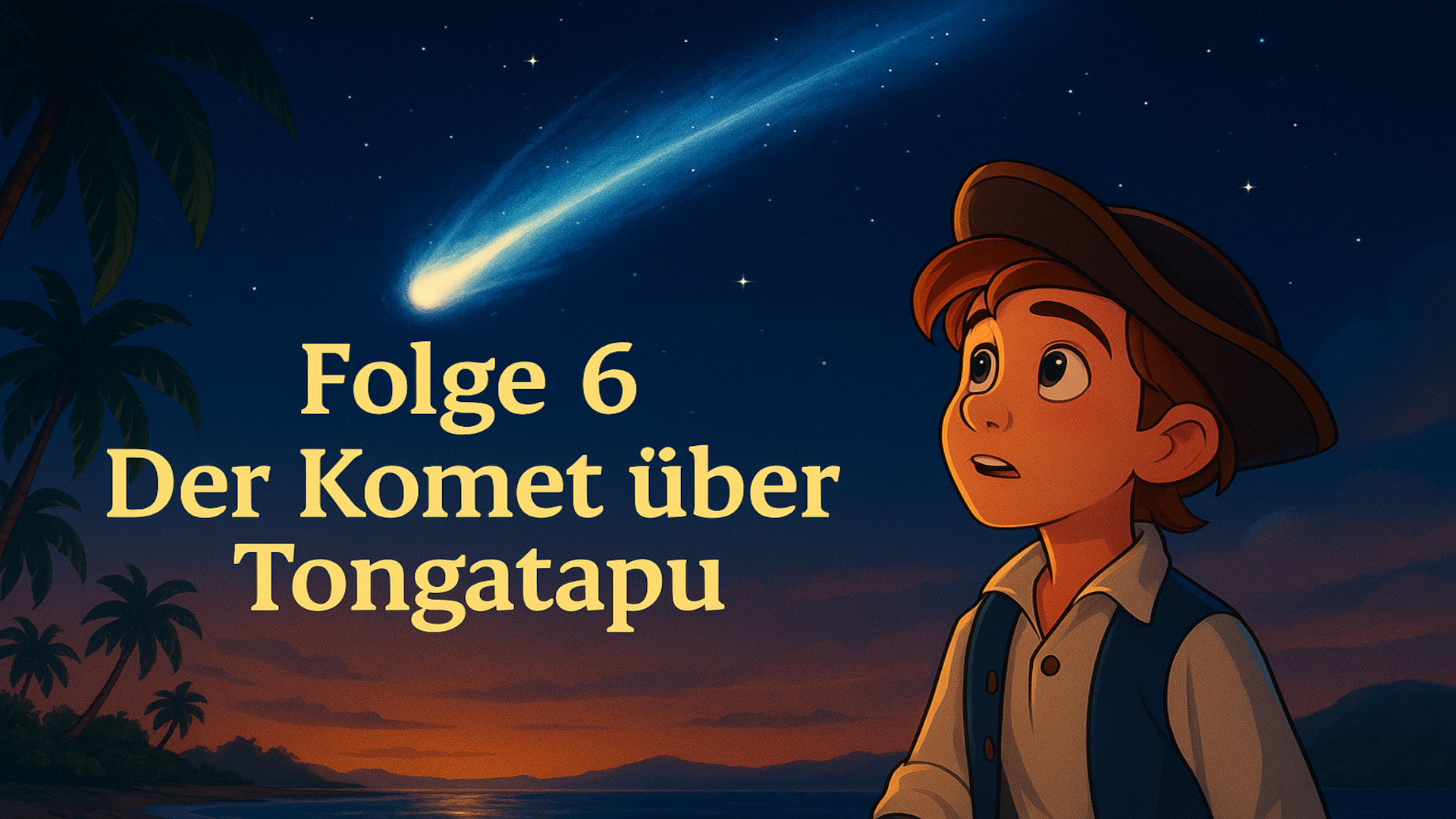 Der Komet über Tongatapu