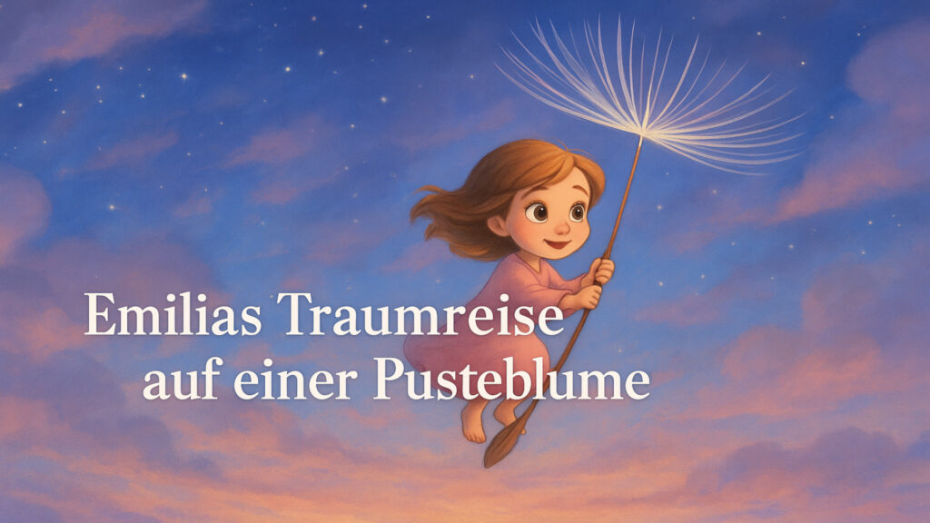 Emilias Traumreise auf einer Pusteblume