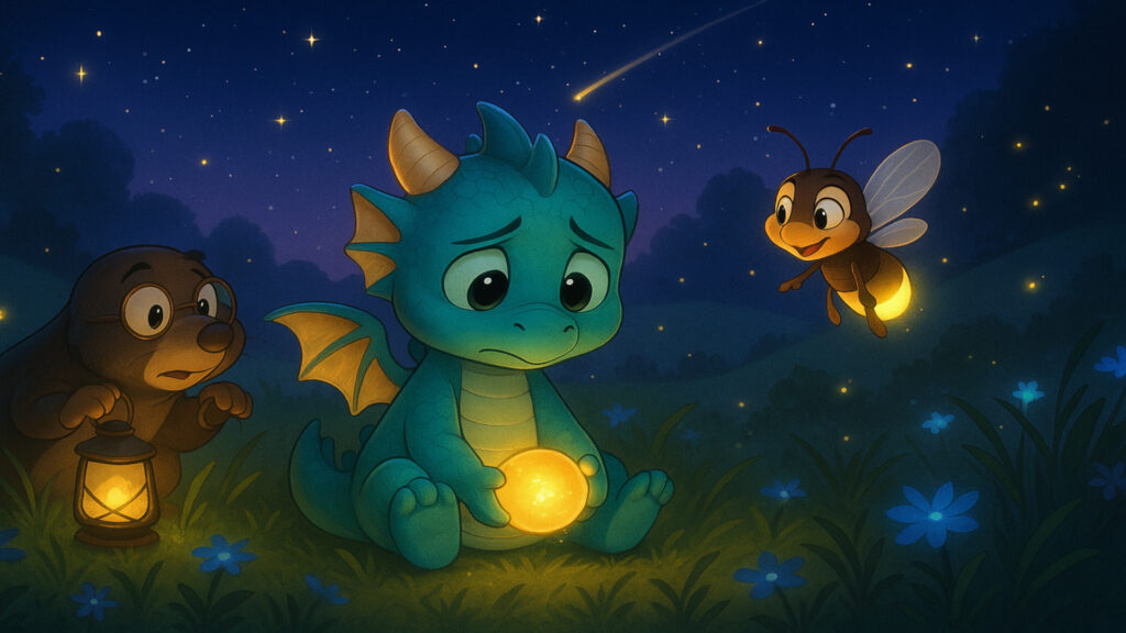 Der winzige Drache und der verlorene Funke