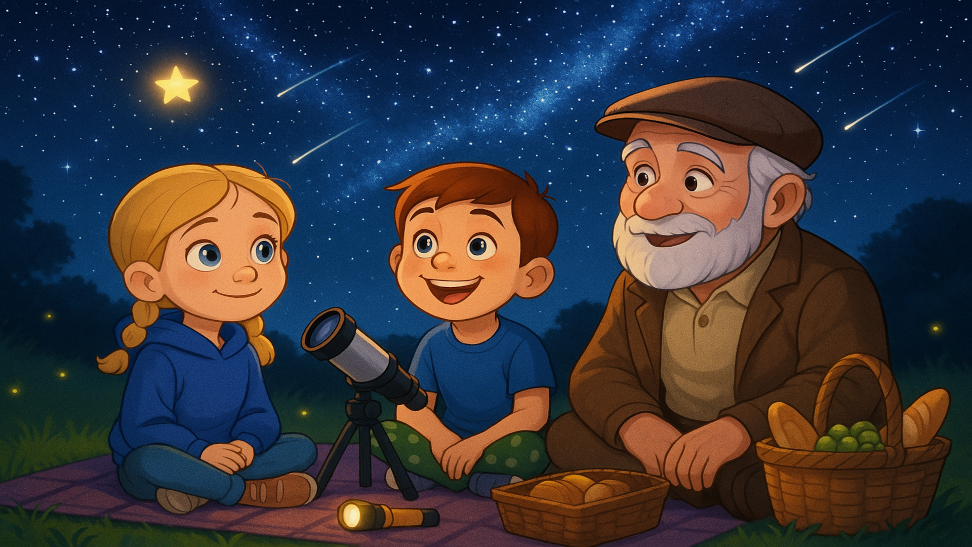 Ein Picknick mit den Sternen