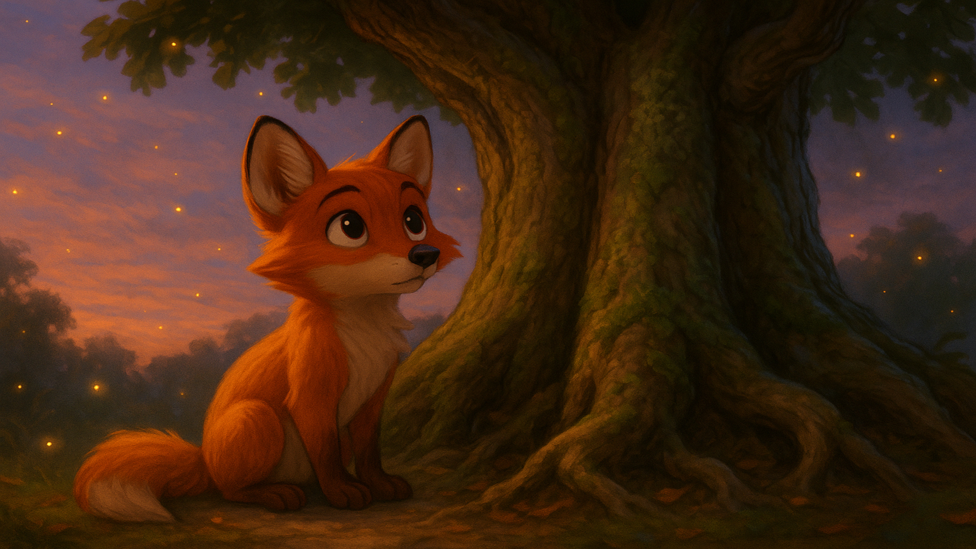 Finn, der Fuchs, und das Geheimnis der alten Eiche