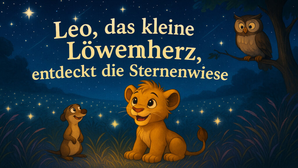 Leo, das kleine Löwenherz, entdeckt die Sternenwiese