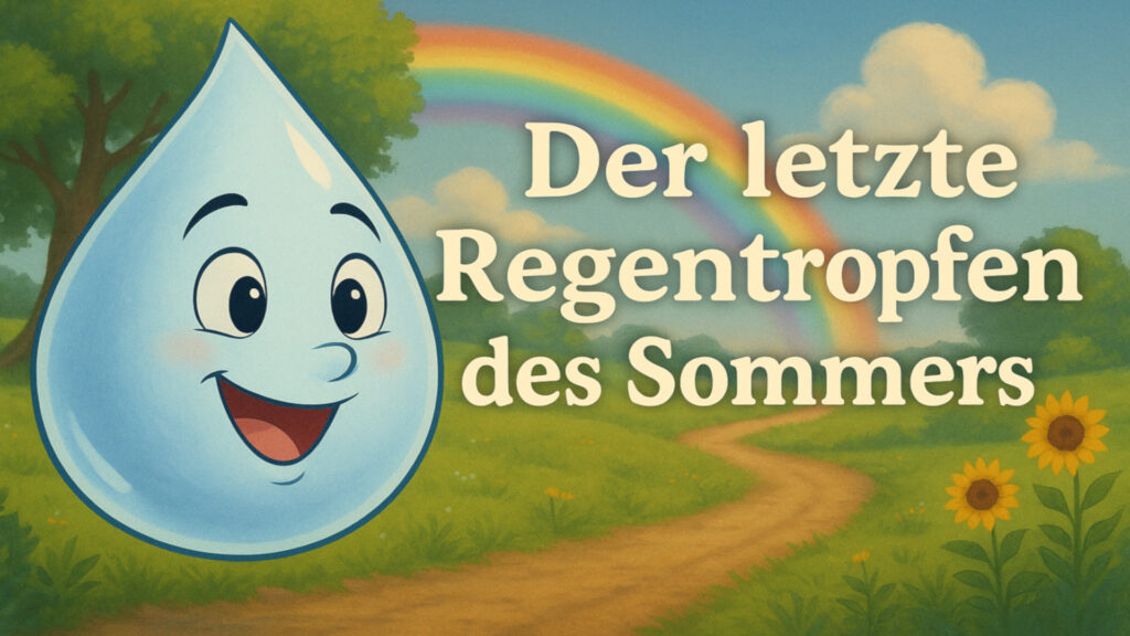 Der letzte Regentropfen des Sommers