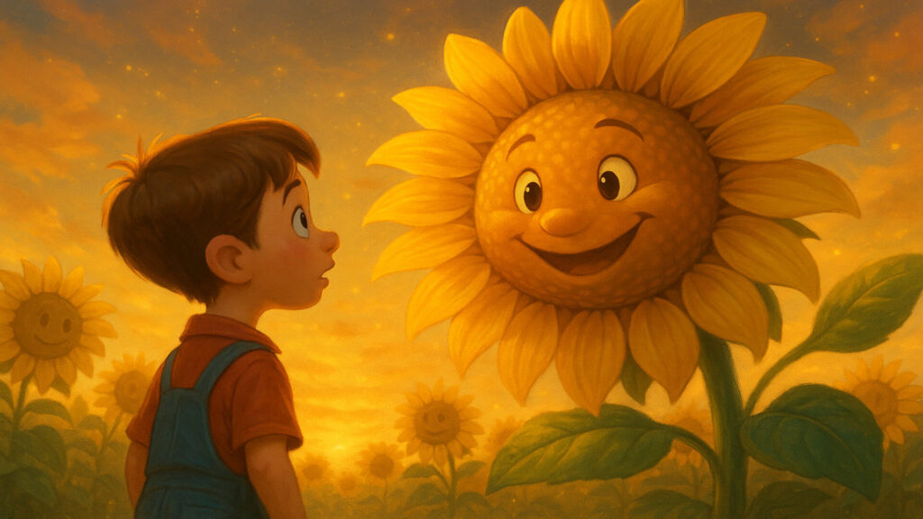 Die sprechende Sonnenblume