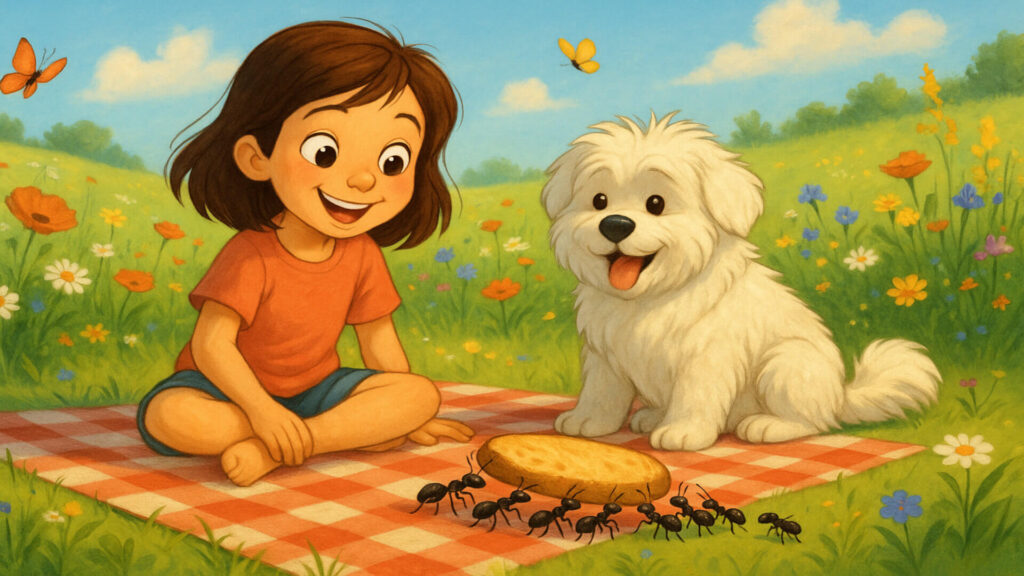 Paulas Picknick mit den Ameisen