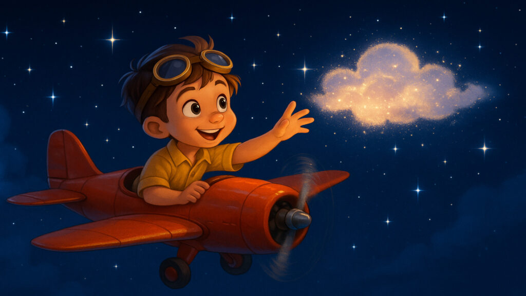 Der kleine Sternenflieger und die Wunschwolke