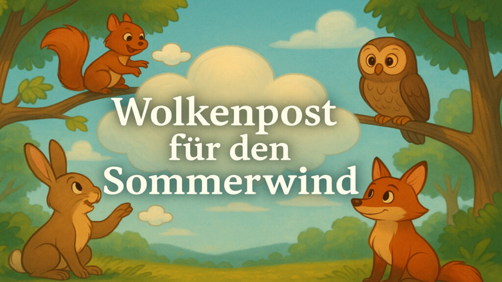 Wolkenpost für den Sommerwind