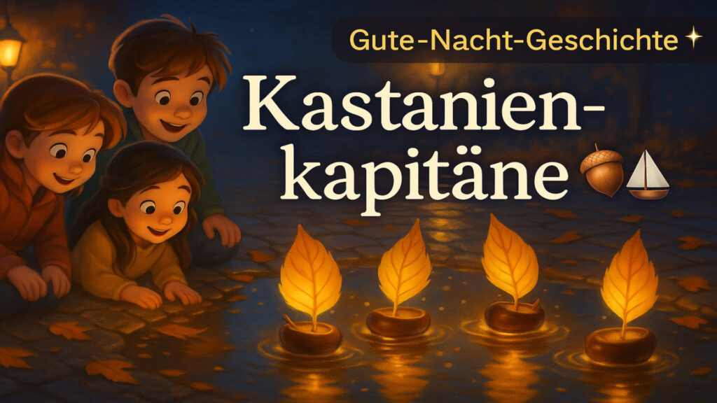 Kastaninenkapitäne auf Abendfahrt