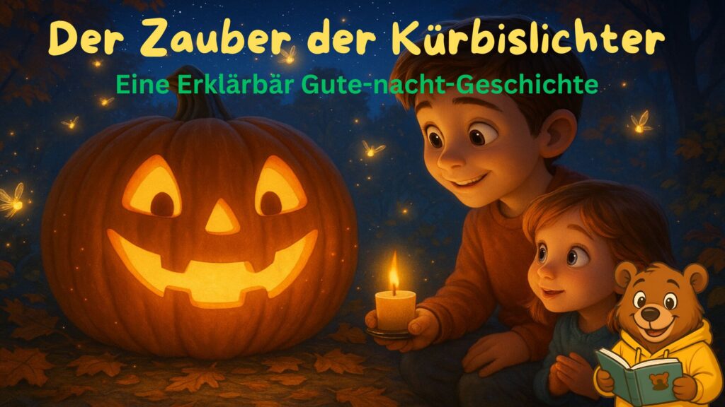 Der Zauber der Kürbislichter –  Eine Gute-Nacht-Geschichte mit dem Erklärbär