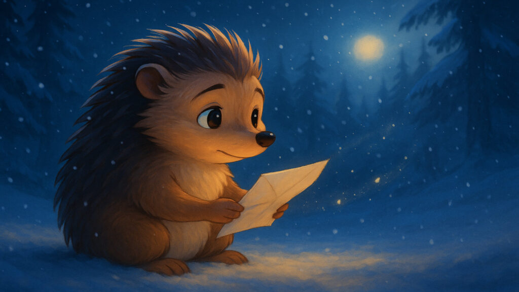 Der Brief, den der Schnee weitertrug